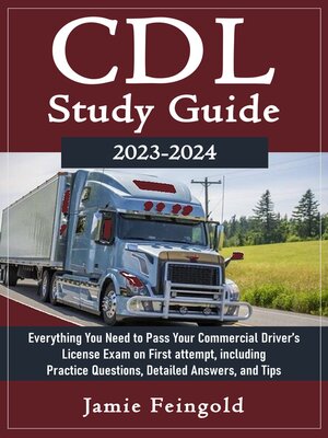 cover image of CDL Study Guide 2023-2024